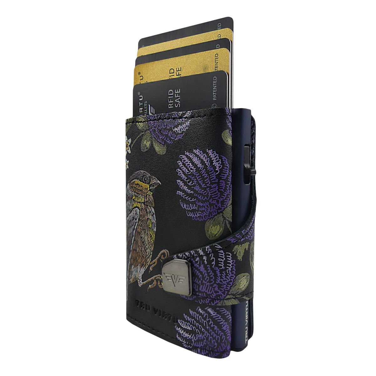 TRU VIRTU Click n Slide Wallet - Bird